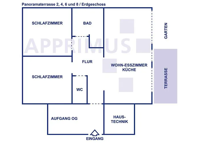 Apprimus - Waldsee Panoramaterrasse 8 Eg アパート *